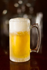 Poster - cold beer in a mug