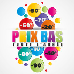 Sticker - soldes/ promotion