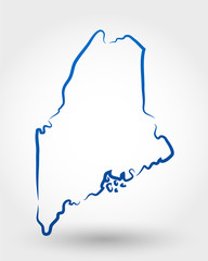 Wall Mural - maine
