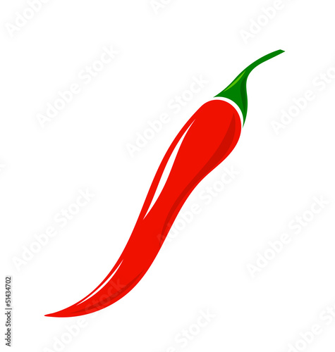 Naklejka - mata magnetyczna na lodówkę Chilli pepper