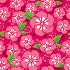 Wall Mural - Flower seamless pattern