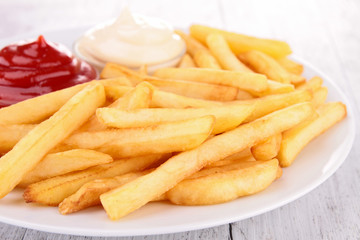 Poster - plate of french fries