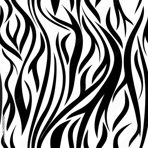 Naklejka dekoracyjna seamless zebra skin background