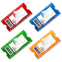 Poster - Vector set of price-tag for discount - EPS 10