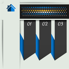 Poster - vector web template - webpage, website layout - EPS 10