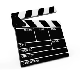 Poster - Movie production clapper board