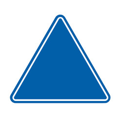 triangular road sign