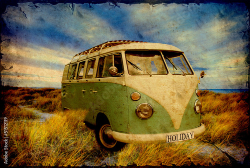 plakat-retro-green-bulli-na-plazy