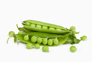 Poster - green peas the isolated