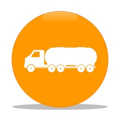 Sticker - Camion-citerne dans une boule