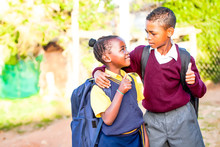 African School  Children Very Positive