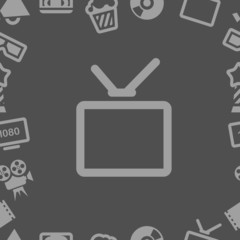 Aufkleber - Tv backgtound