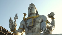 India Karnataka February 24, 2013. Statue Of Lord Shiva
