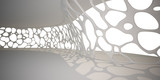 Fototapeta Perspektywa 3d - Voronoi wall