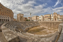 Amphiteater Of Lecce Town, Italy