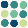 Color pattern with grunge circles
