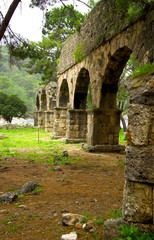 Poster - Aquädukt in Phaselis bei Kemer - Türkei