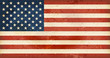 USA flag with grunge elements
