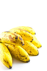 Wall Mural - Banana on a white background