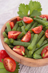 Poster - beans and tomatoes salad