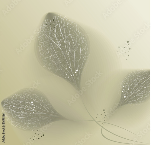 Obraz w ramie vector flower background
