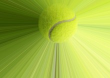 Tennis Ball With Action