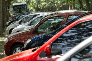 Wall Mural - Cars Parking