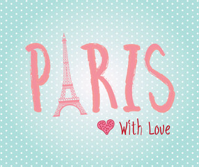 Sticker - love Paris