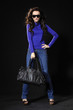 © fancy123 - Fashion photo, model with a bag posing