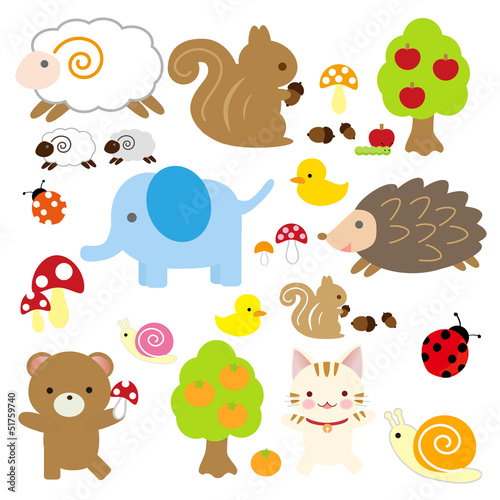 可愛い動物のイラスト Buy This Stock Vector And Explore Similar