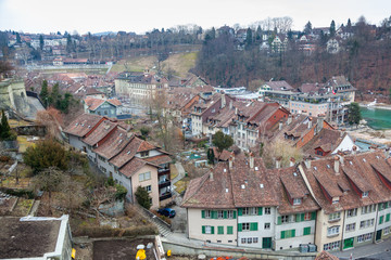 Sticker - Houses in the City of Bern, Swiss