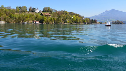 Wall Mural - lac des quatres cantons