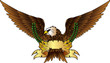 eagle with ribbon for you design