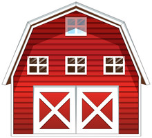 A Red Barn House