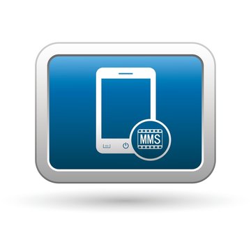 Phone with mms menu icon