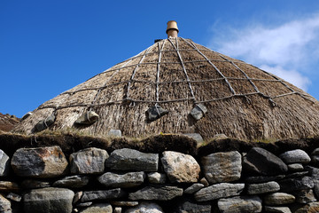 Wall Mural - Traditional thatched roof.