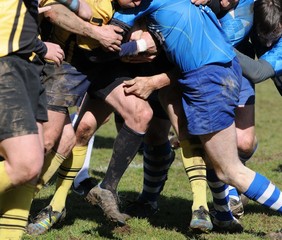 la poussée au rugby