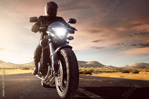 Foto-Lamellenvorhang - MotorCycle (von lassedesignen)