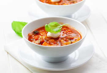 Poster - Delicious minestrone soup