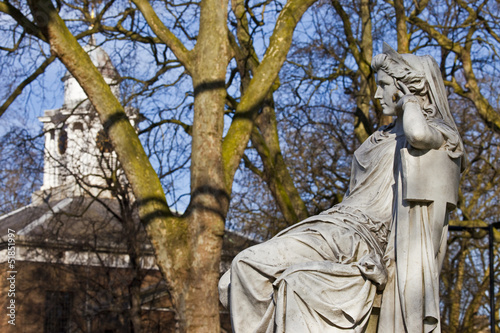 Fotografie, Tablou Sarah Siddons Statue on Paddington Green