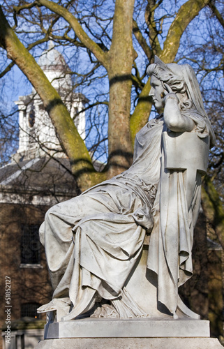 Fotografie, Tablou Sarah Siddons Statue on Paddington Green
