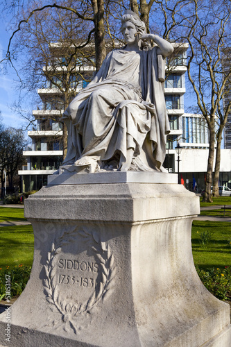 Fotografie, Obraz Sarah Siddons Statue on Paddington Green