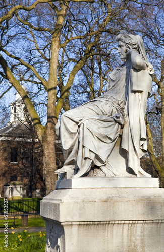 Fotografie, Tablou Sarah Siddons Statue on Paddington Green