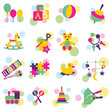 © Aleksandra Novakovic - Vector toy icons