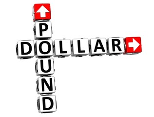 Poster - 3D Pound Dollar Crossword