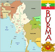 Burma Asia Asia   emblem map symbol administrative divisions