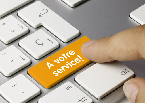 Clavier A votre service! Doigt