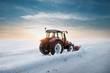 © Dusan Kostic - Tractor cleaning snow