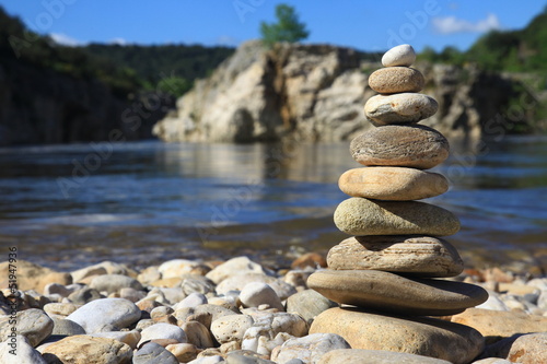 Fototapeta na wymiar l'esprit zen