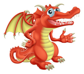 Wall Mural - Red Dragon